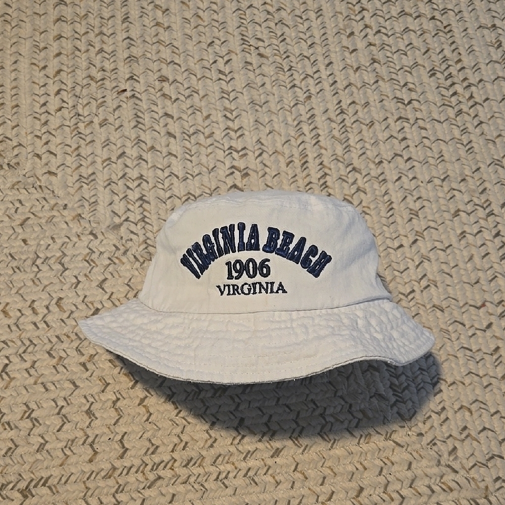 Virginia Beach 1906 White Bucket Hat